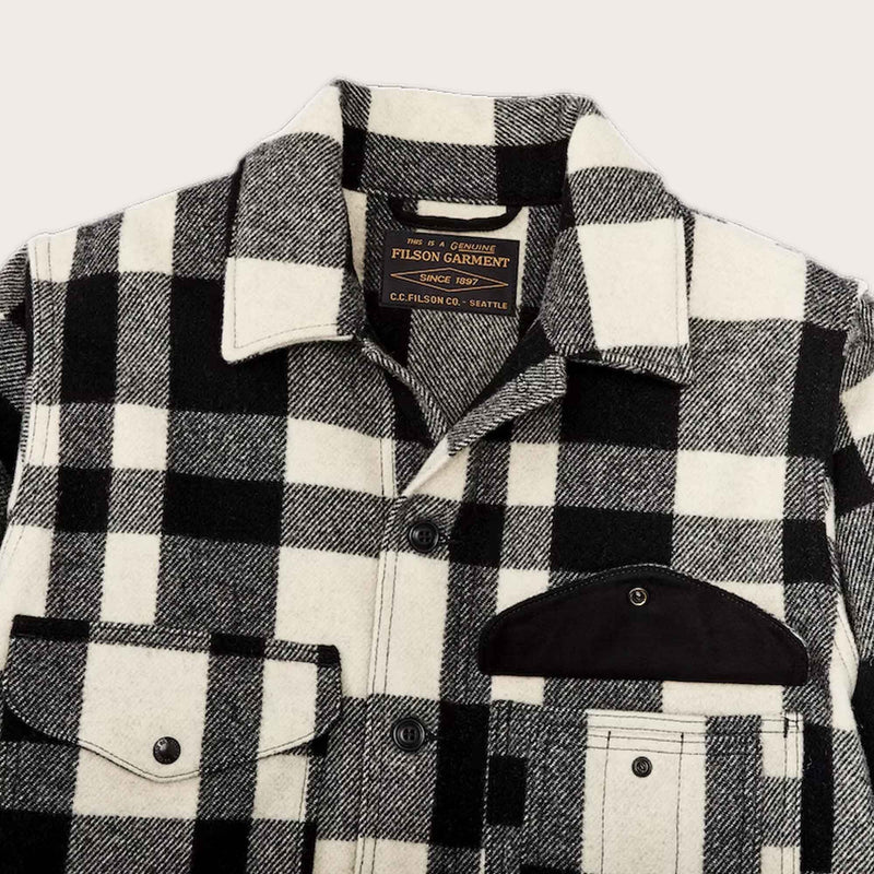 Mackinaw wool cruiser jacket von Filson | Natural / black heritage plaid (Multicolour)