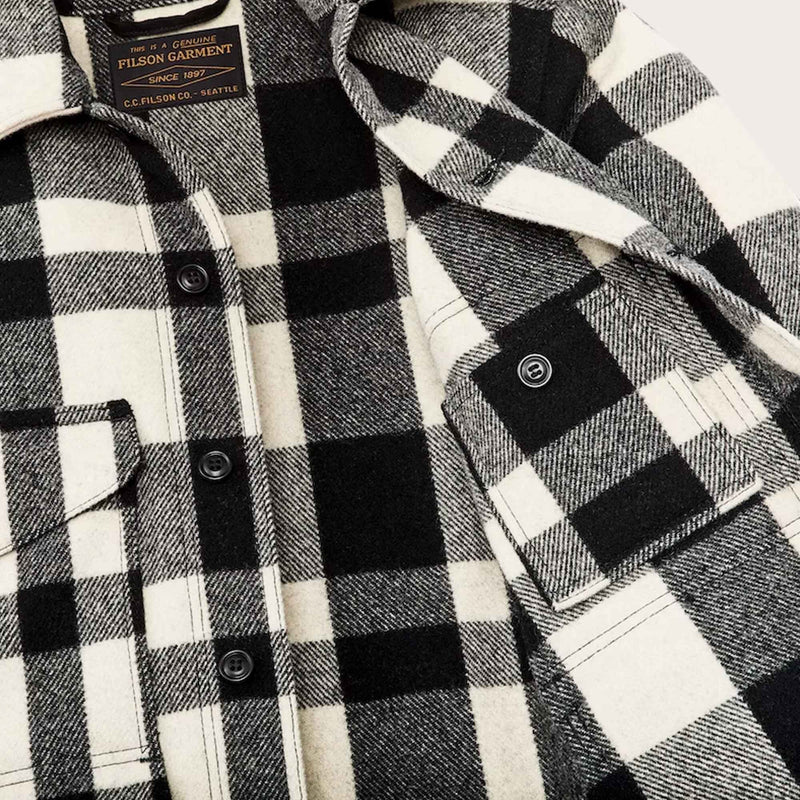 Mackinaw wool cruiser jacket von Filson | Natural / black heritage plaid (Multicolour)