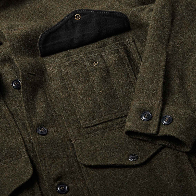 Mackinaw wool cruiser jacket par Filson | Forest green (Green)