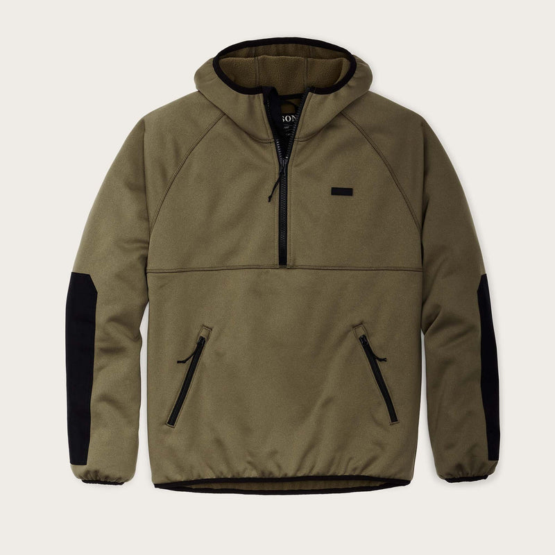Granite spire fleece pullover di Filson | Field olive (Green)