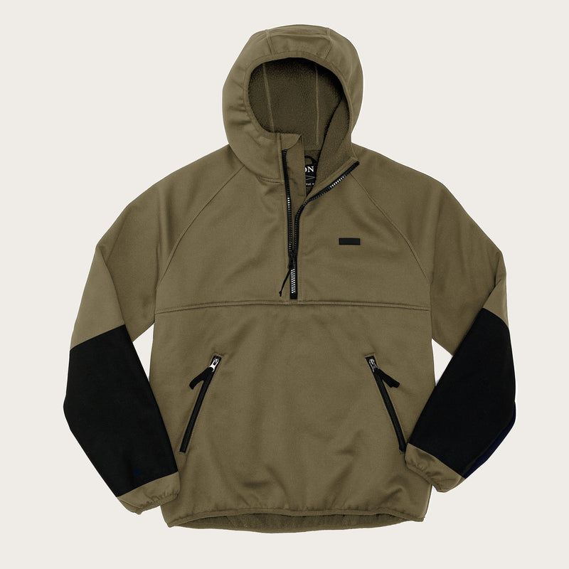 Granite spire fleece pullover di Filson | Field olive (Green)