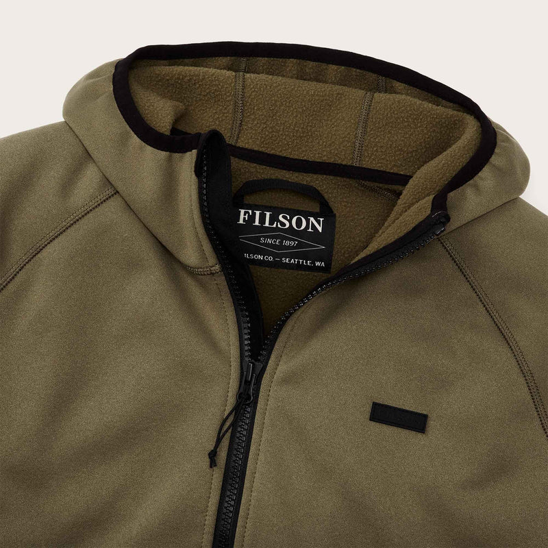 Granite spire fleece pullover di Filson | Field olive (Green)