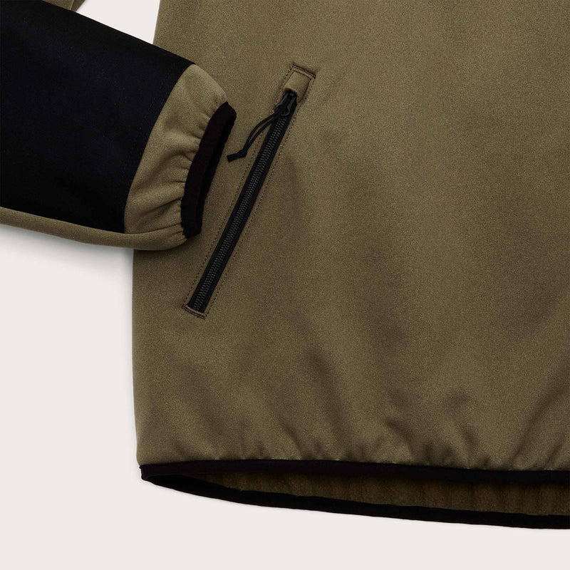 Granite spire fleece pullover di Filson | Field olive (Green)