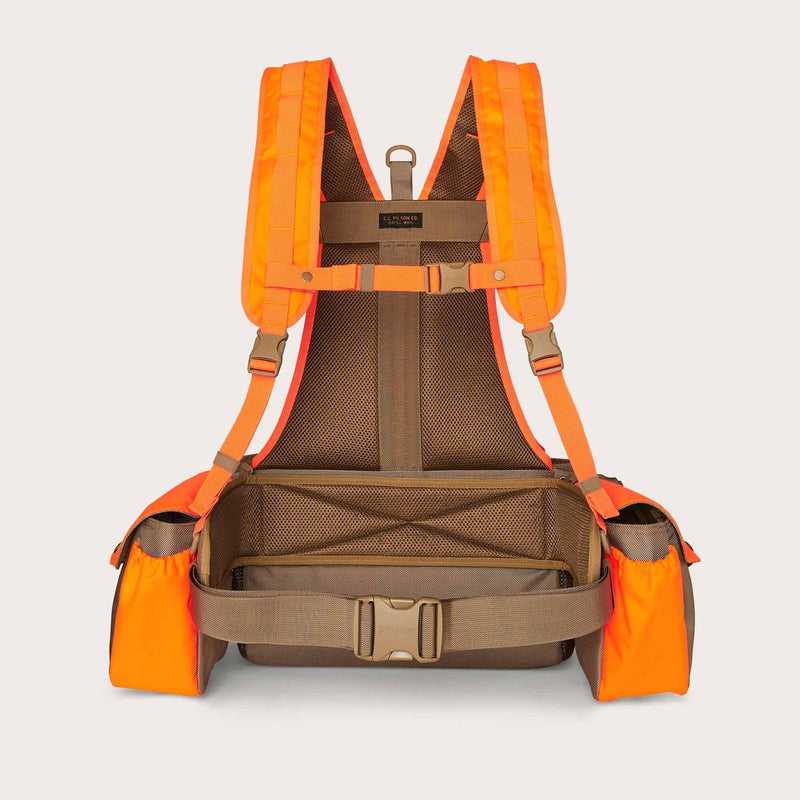 Upland guide strap vest by Filson | Dark tan/blaze orang (Orange)