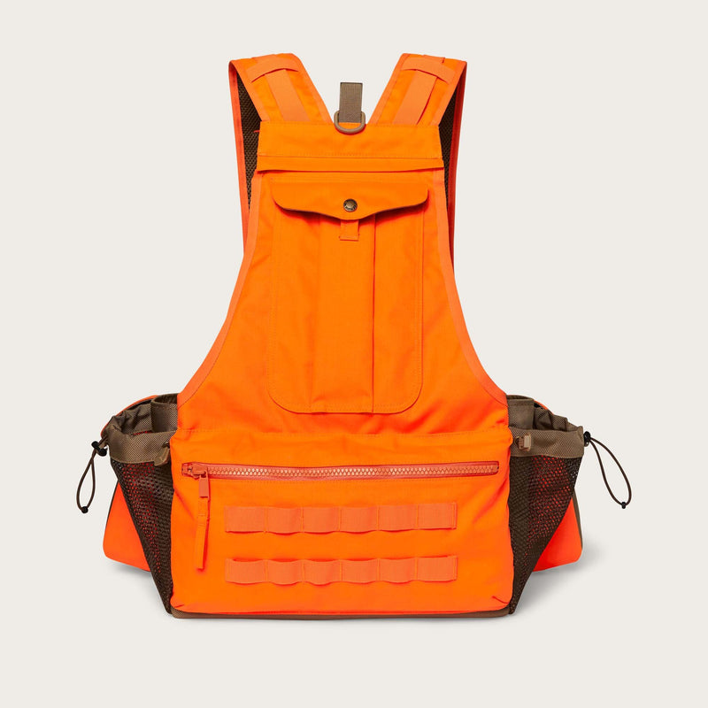 Upland guide strap vest by Filson | Dark tan/blaze orang (Orange)