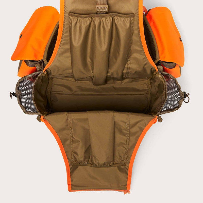 Upland guide strap vest by Filson | Dark tan/blaze orang (Orange)