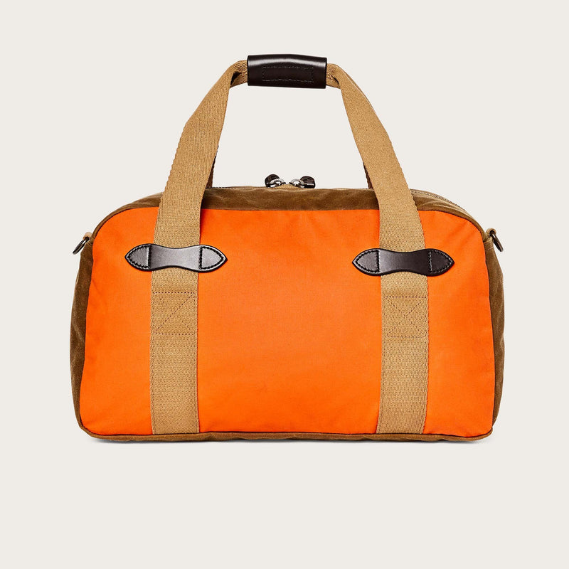 Small tin cloth duffle bag di Filson | Dark tan / flame (Orange)