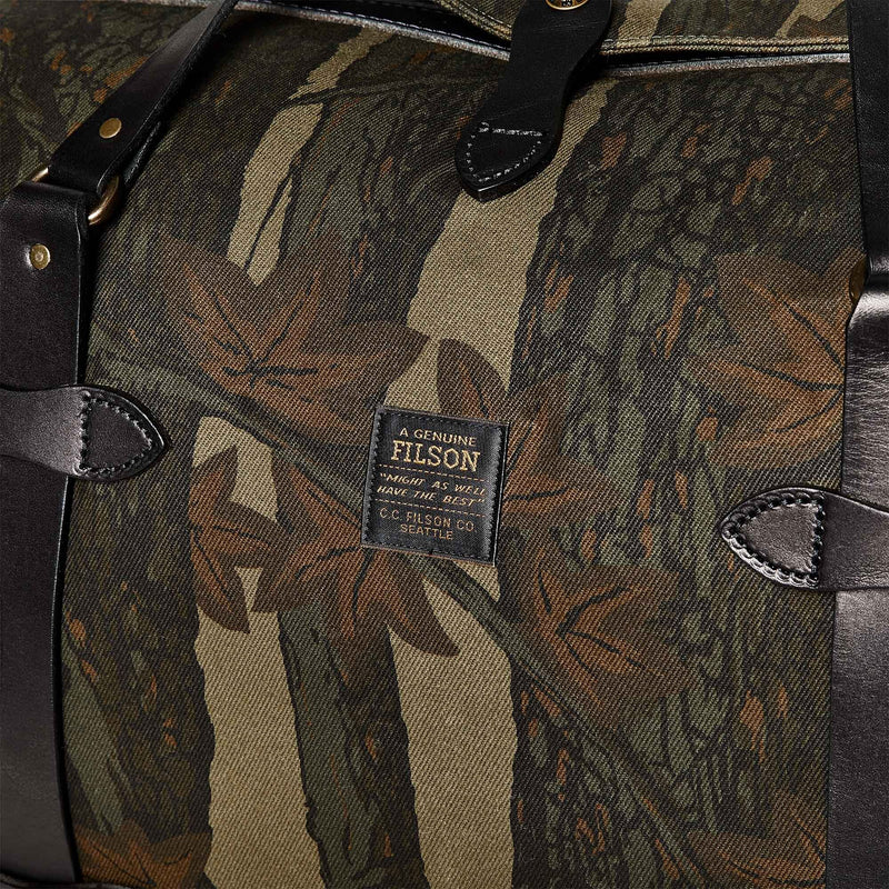 Medium rugged twill duffle bag par Filson | Maple bark camo (Beige)