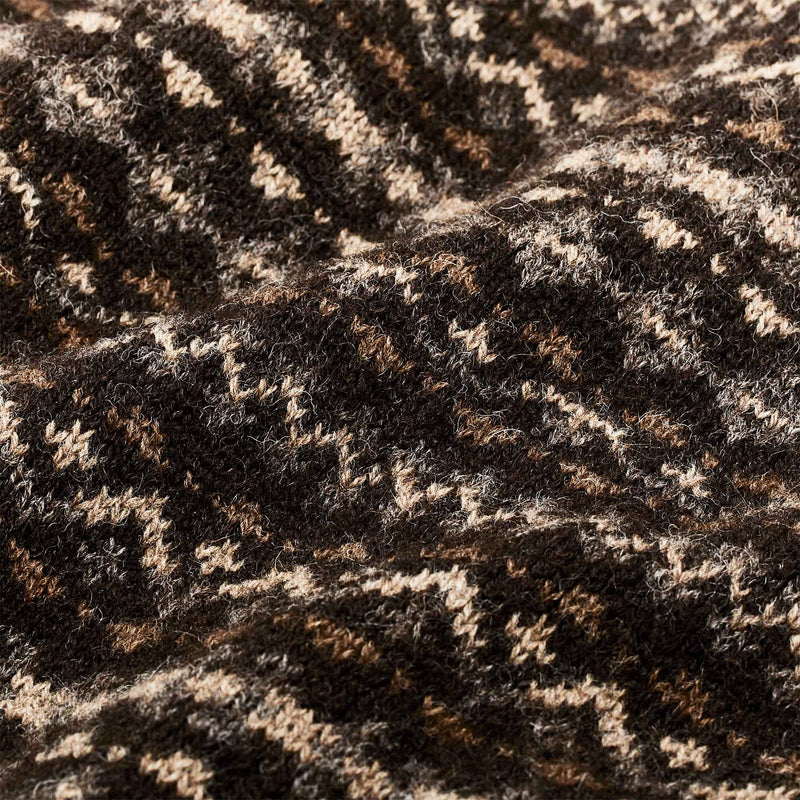 Fairisle crewneck sweater par Filson | Black / multi (Black)