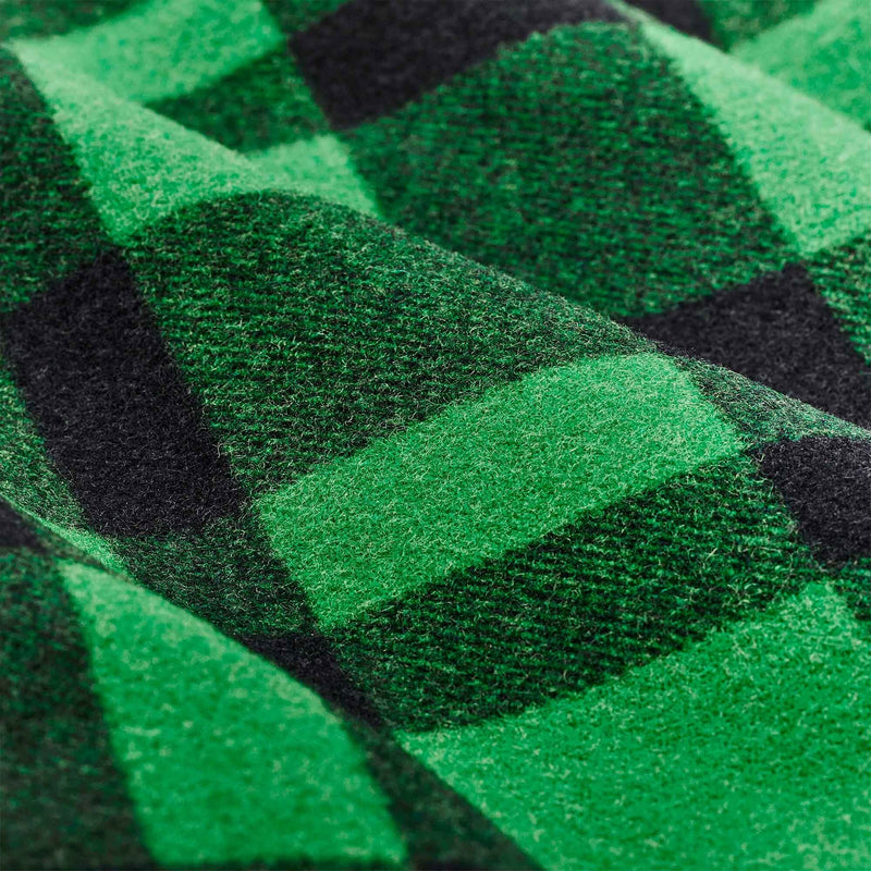 Lined mackinaw wool jac-shirt par Filson | Acid green / black heritage plaid x (Green)