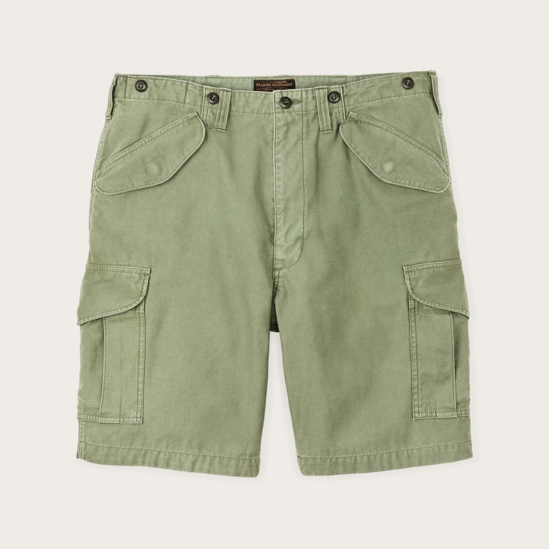 Field cargo shorts par Filson | Washed fatigue green (Green)