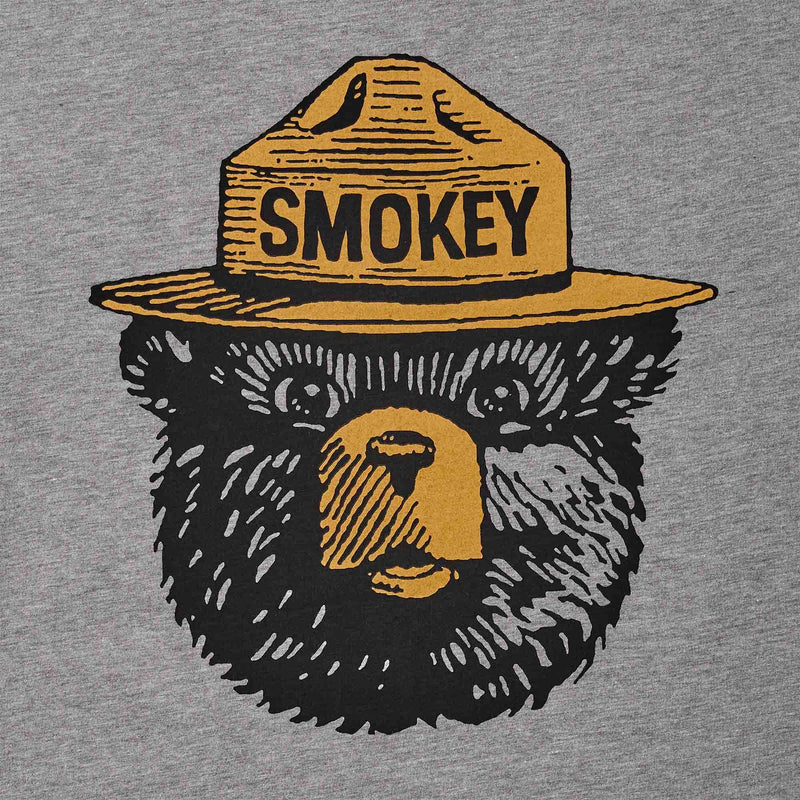 Smokey bear buckshot t-shirt von Filson | Med hthr grey smokey stamp (Grey)