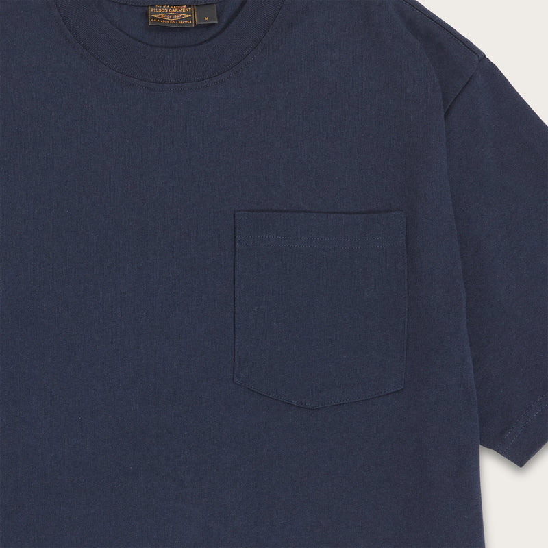S/s pioneer solid one pocket di Filson | Dark navy (Blue)