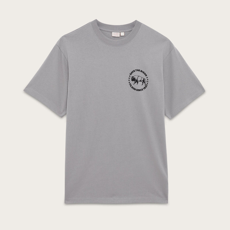 Frontier graphic t-shirt von Filson | Grey/black (Grey)