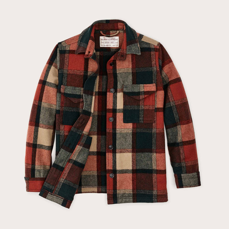 Women's wool jac-shirt von Filson | Amber / spruce plaid (Multicolour)
