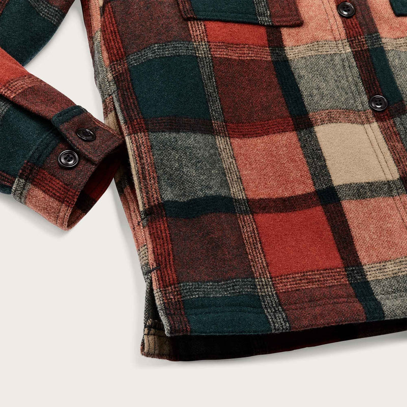 Women's wool jac-shirt von Filson | Amber / spruce plaid (Multicolour)