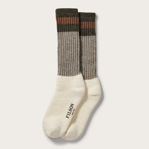 1970's logger thermal socks by Filson | Green brown (Green)