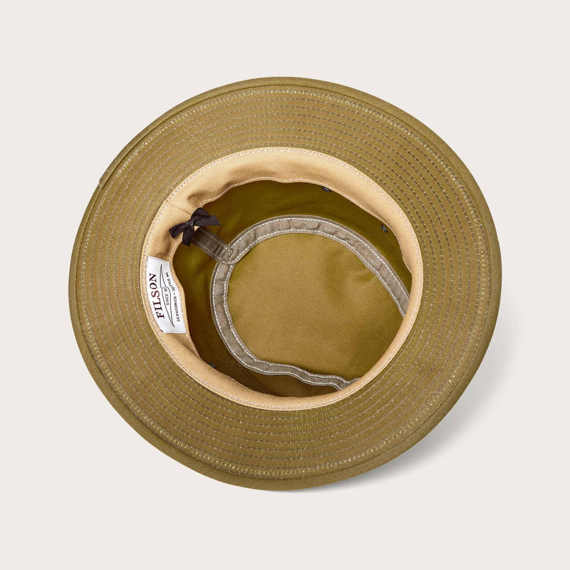 Tin cloth packer hat di Filson | Dark tan (Beige)