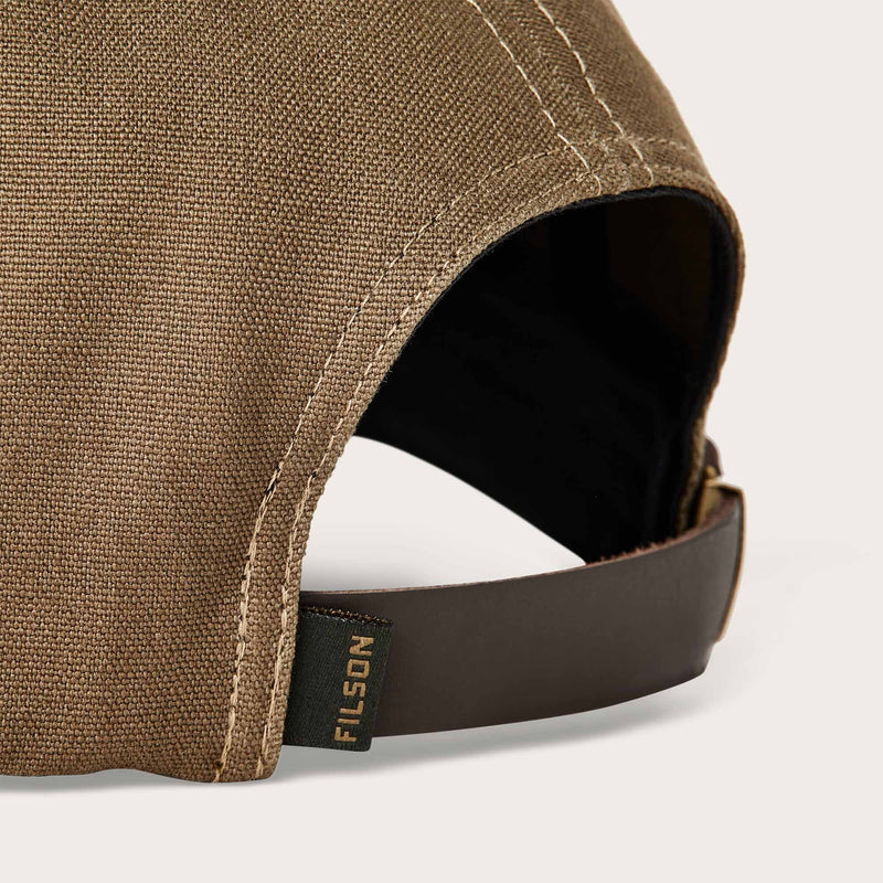 Dry tin cloth logger cap by Filson | Marsh olive s (Brown)