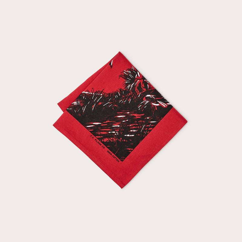 Great outdoors bandana by Filson | Red / outdoorsman (Red)