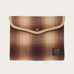 Mackinaw wool pouch ipad di Filson | Brown tan ombr (Brown)