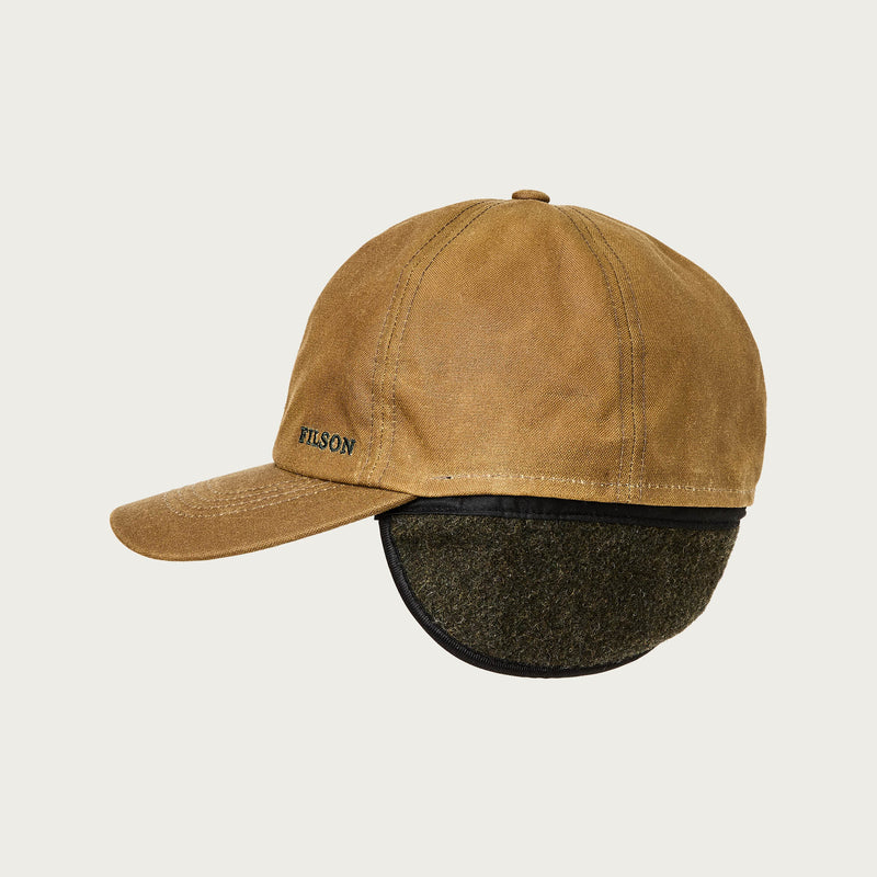 Insulated tin cloth cap di Filson | Dark tan (Beige)