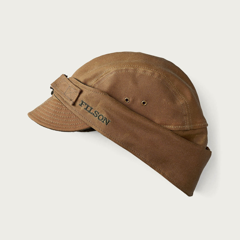 Cappello wildfowl in tin cloth di Filson | Dark tan (Beige)