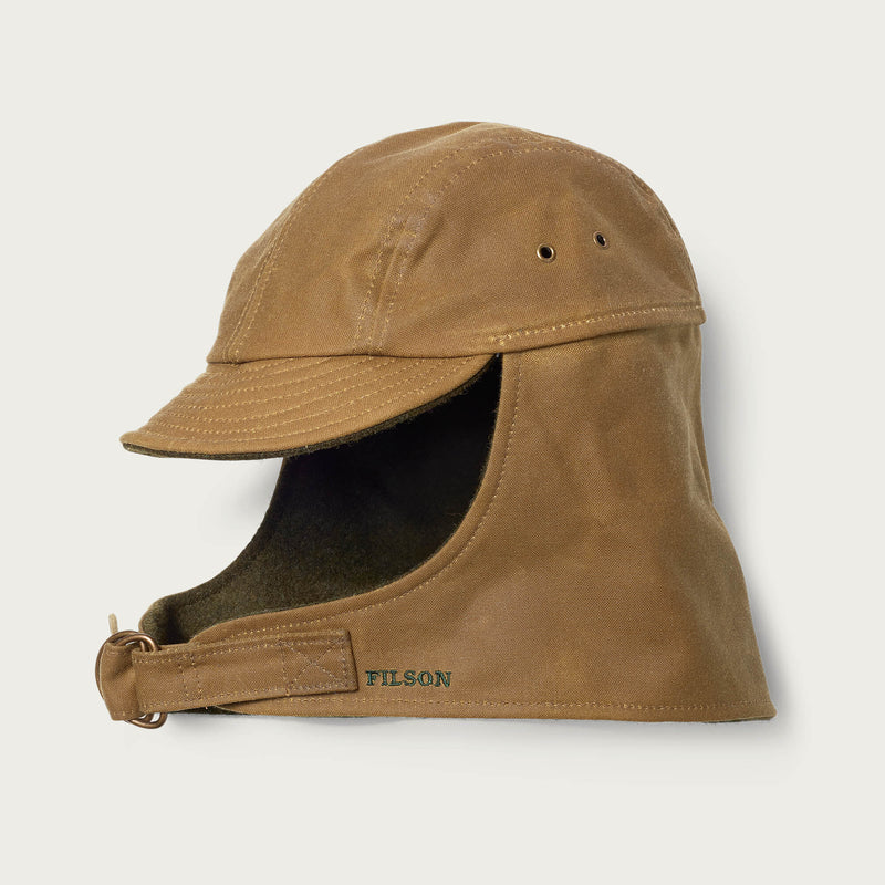 Cappello wildfowl in tin cloth di Filson | Dark tan (Beige)
