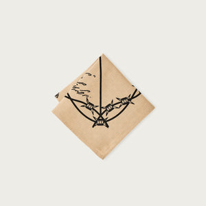 Trout bandana von Filson | Tan / barbwire fishi (Beige)