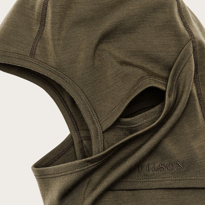400g merino wool balaclava par Filson | Dark olive (Green)