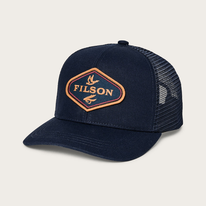 Logger mesh cap von Filson | Navy/fowl fly (Blue)