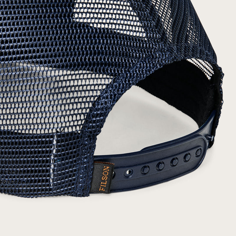 Logger mesh cap von Filson | Navy/fowl fly (Blue)