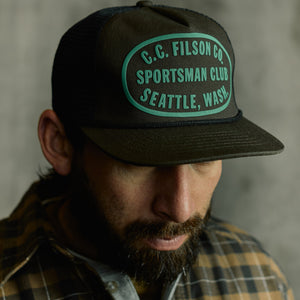 Trucker mesh cap von Filson | Dark forest / sports (Brown)