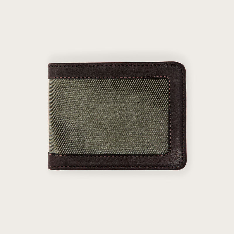 Portefeuille outfitter en sergé rugged twill par Filson | Otter green (Green)