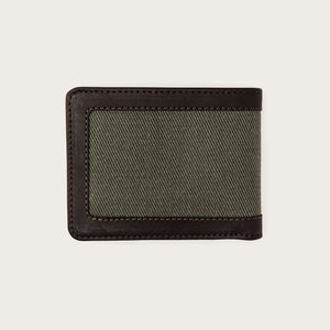 Portefeuille outfitter en sergé rugged twill par Filson | Otter green (Green)