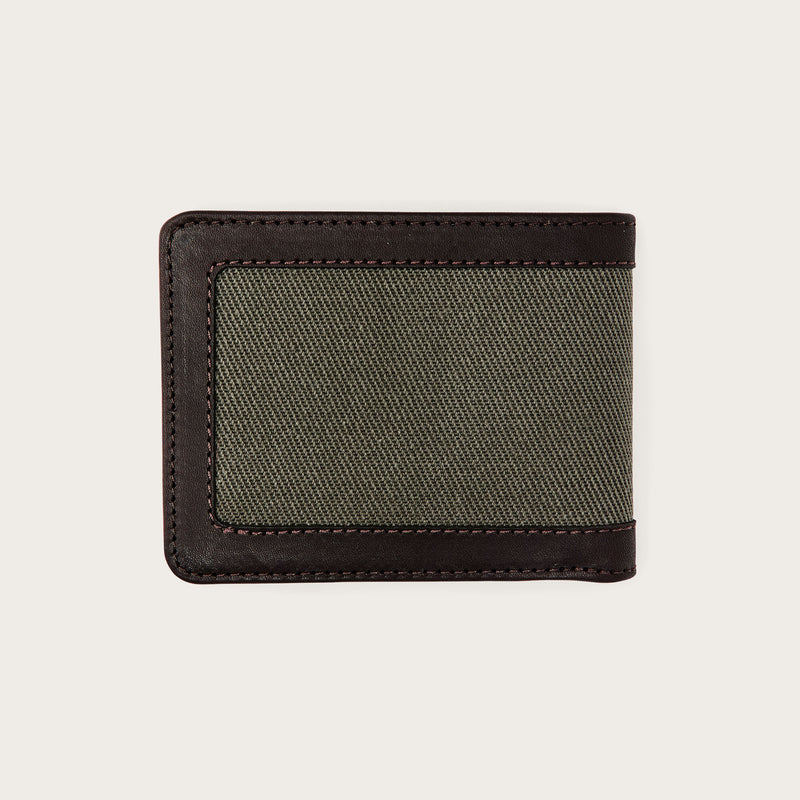 Portefeuille outfitter en sergé rugged twill par Filson | Otter green (Green)
