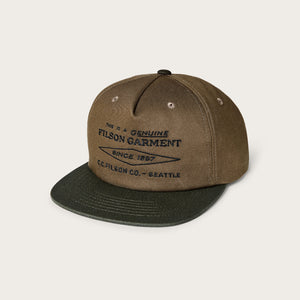 Diamond trucker cap par Filson | Olive (Green)