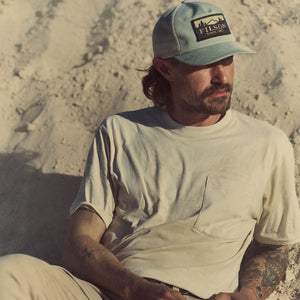 Scenic trucker mesh cap par Filson | Sage / khaki (Beige)
