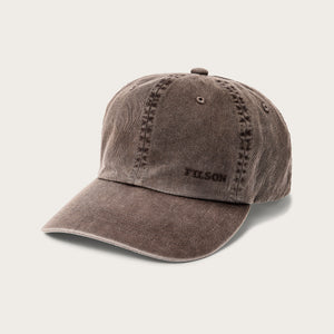 Washed low-profile logger cap par Filson | Washed brown (Brown)