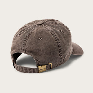Washed low-profile logger cap par Filson | Washed brown (Brown)