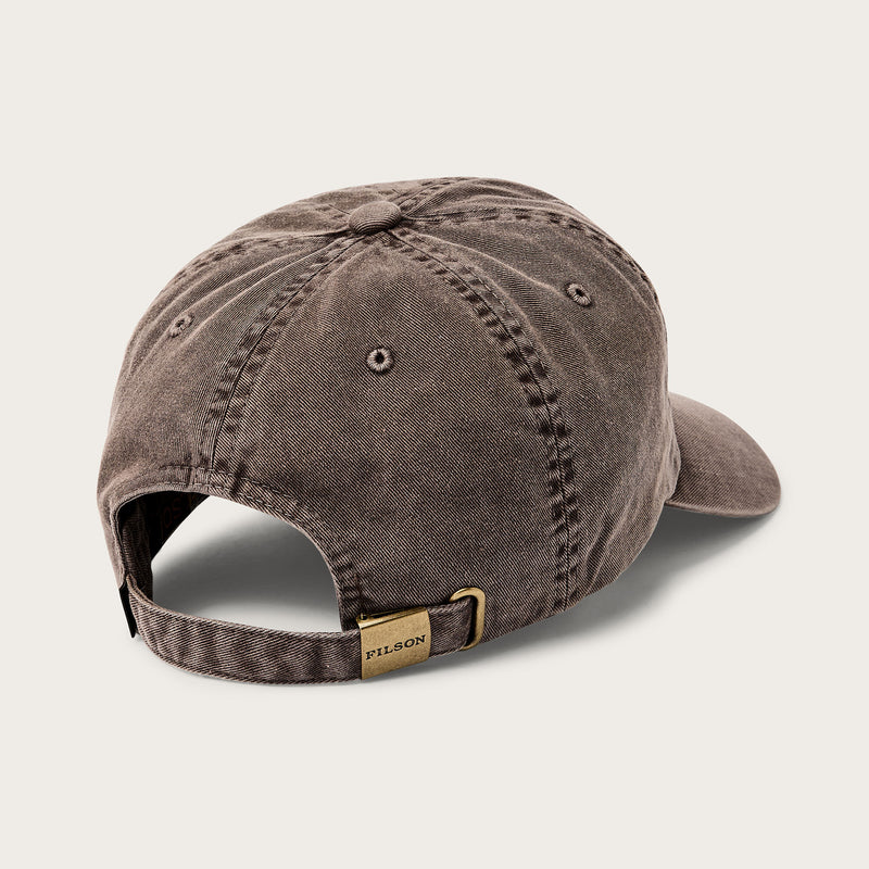 Washed low-profile logger cap par Filson | Washed brown (Brown)