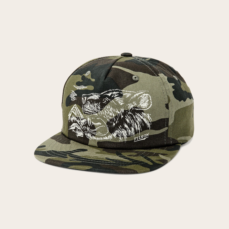 Bear mountain trucker cap par Filson | Dark camo (Green)