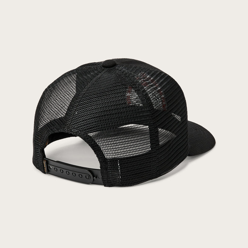 Forestry logger mesh cap par Filson | Faded black (Black)