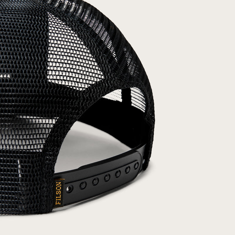 Forestry logger mesh cap par Filson | Faded black (Black)