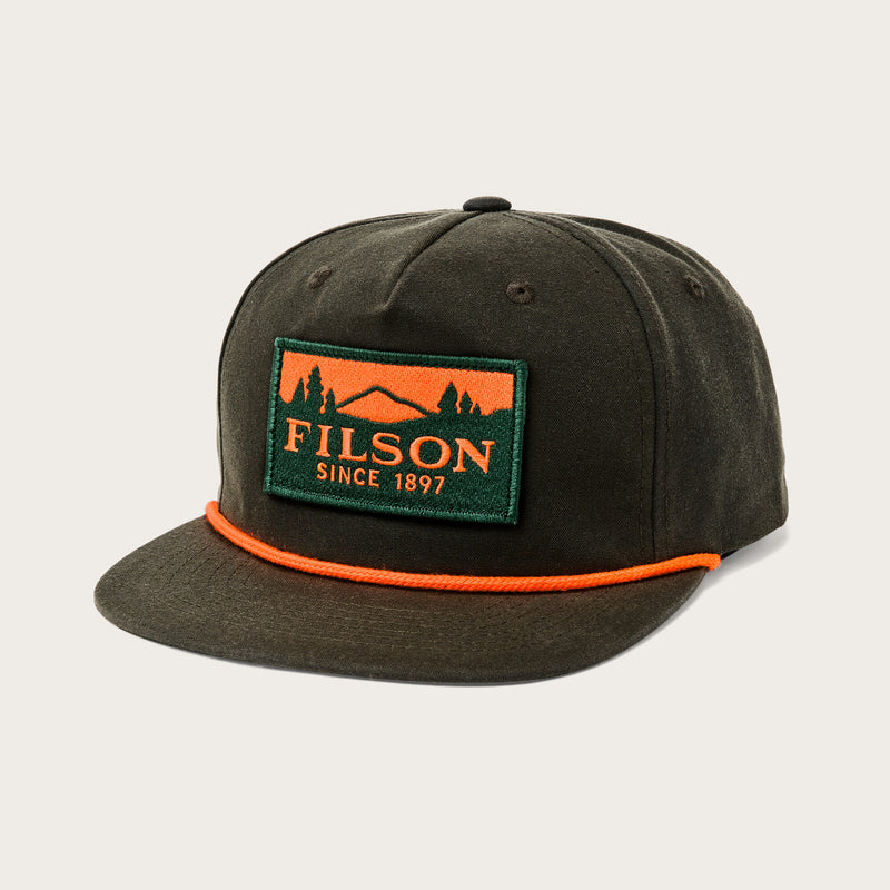 Scenic trucker cap par Filson | Otter green (Green)