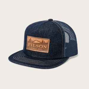 Scenic trucker mesh cap par Filson | Indigo (Blue)