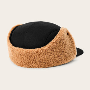 Fleece-lined flap cap par Filson | Black (Black)