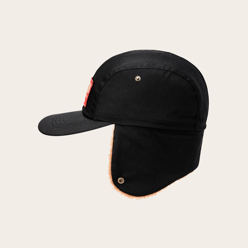 Fleece-lined flap cap par Filson | Black (Black)