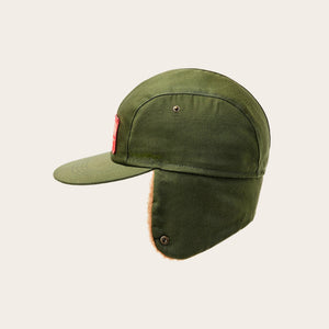Fleece-lined flap cap par Filson | Otter green (Green)