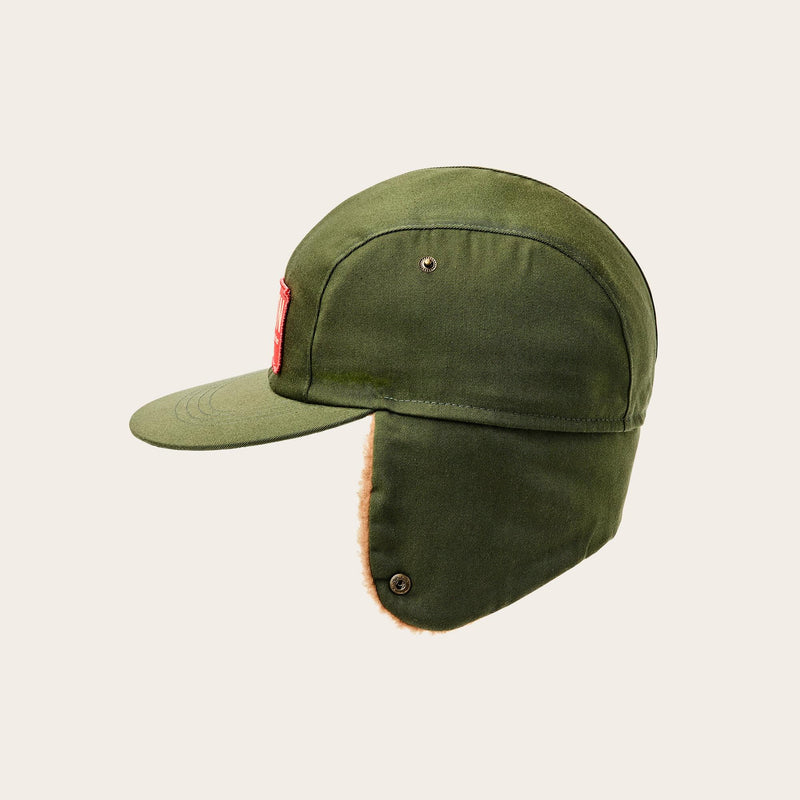 Fleece-lined flap cap par Filson | Otter green (Green)